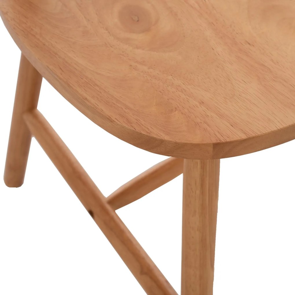 Καρέκλα ZAYLEE Rubberwood σε Φυσικό χρώμα 48x45x93Yεκ. 48x45x93 εκ.