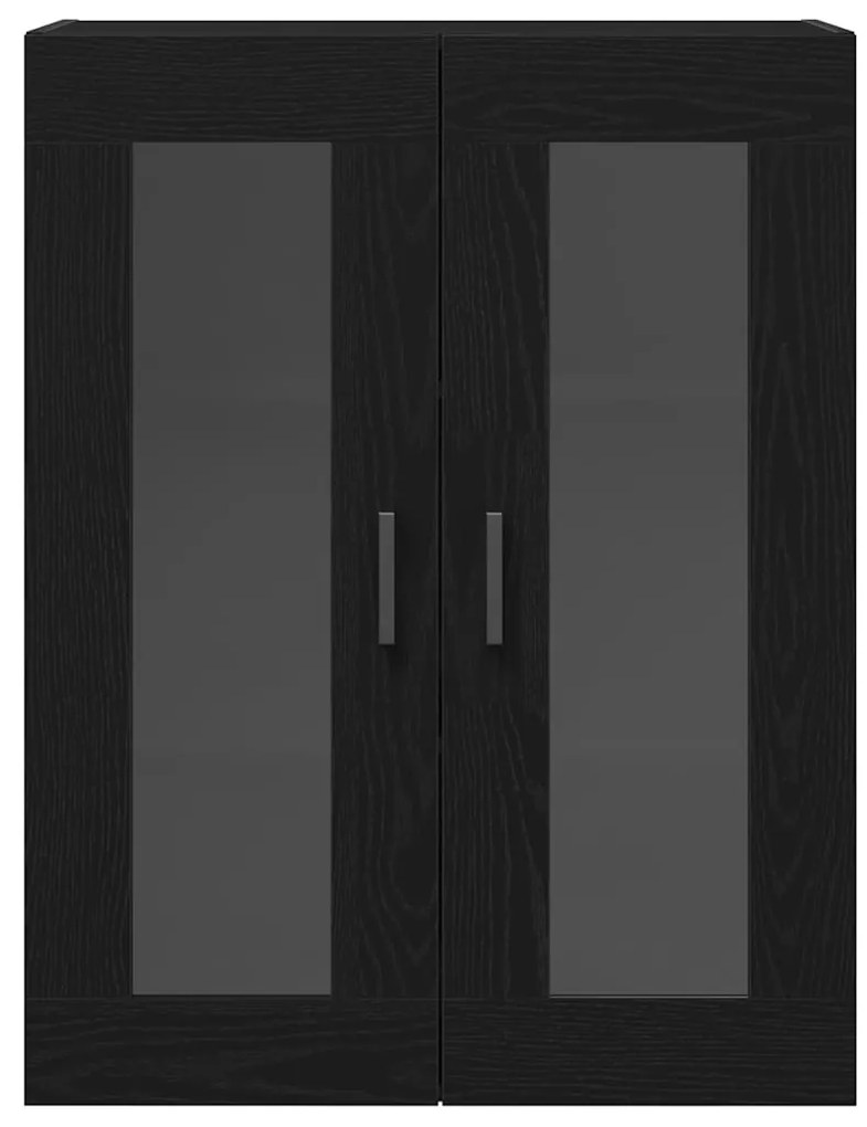 vidaXL Ντουλάπα τοίχου Επιτοίχιο Μαύρη δρυς 69.5 x 34 x 90 εκ.