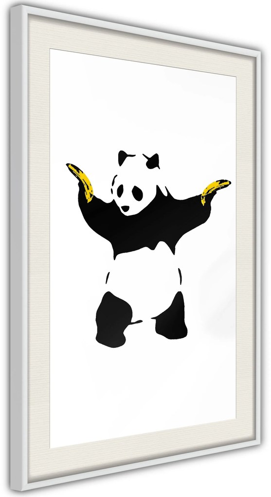 Αφίσα - Banksy: Panda With Guns - 20x30 - Χρυσό - Χωρίς πασπαρτού