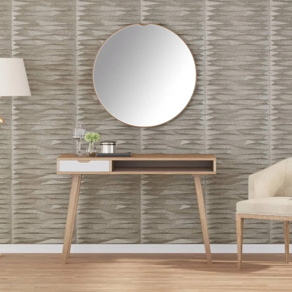 Πάνελ Τοίχου 24 τεμ. Τσιμέντο Σχ. Πέτρα 50x50 εκ. 6 μ² από XPS