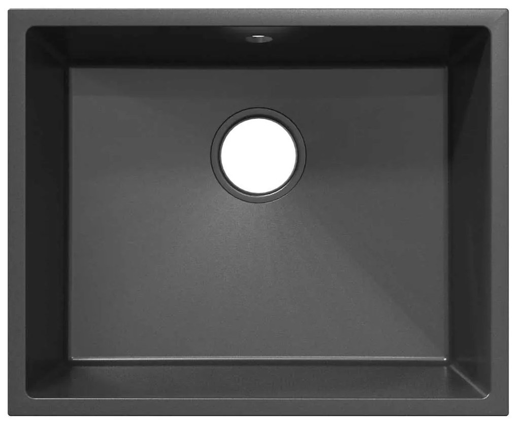 vidaXL Σιντρινο κουζίνας Γκρι 54 x 44 x 20 εκ. Γρανίτης
