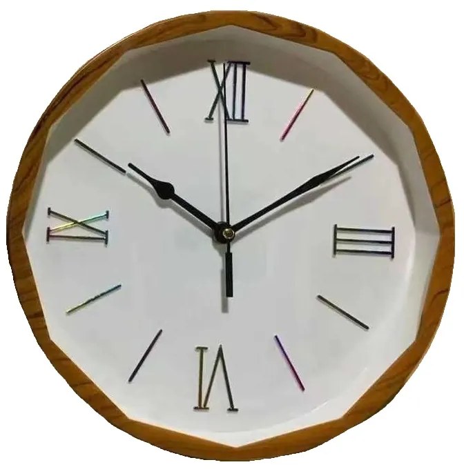 Ρολόι τοίχου - XH-8267M - 682677 - Light Brown