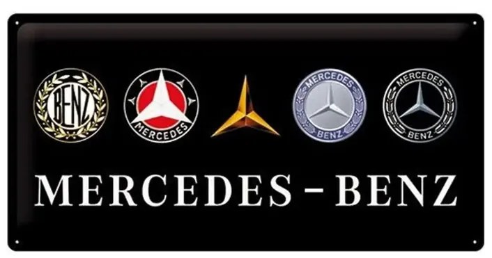 Μεταλλική πινακίδα Mercedes-Benz - Logos