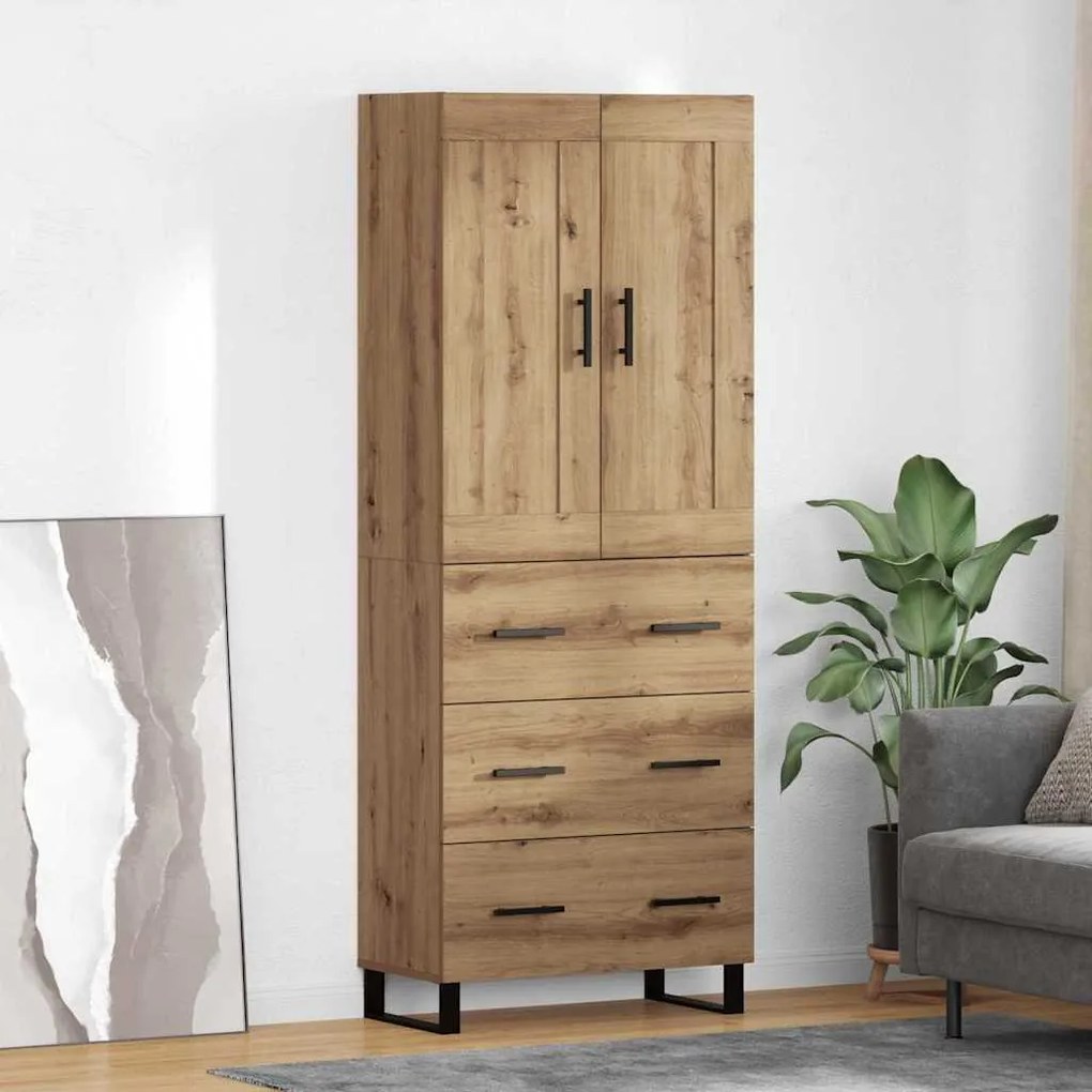 Highboard Artisan Oak 69,5 x 34 x 180 εκ. Επεξεργασμένο ξύλο