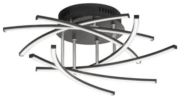 Φωτιστικό Οροφής LED Μαύρο Visby 21290 Fischer Honsel-21290-Μαύρο 21290