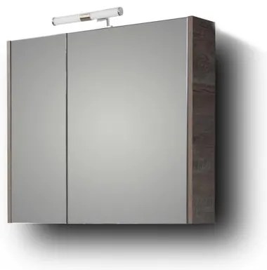 Σετ Έπιπλο Μπάνιου SAVINA 80 Natural Oak 80x46x160 εκ.