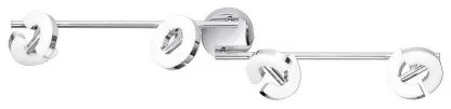 Σποτ Φωτιστικό Οροφής Donut Λευκό-Χρώμιο 23284 Fischer Honsel-23284-Λευκό - Χρώμιο 23284