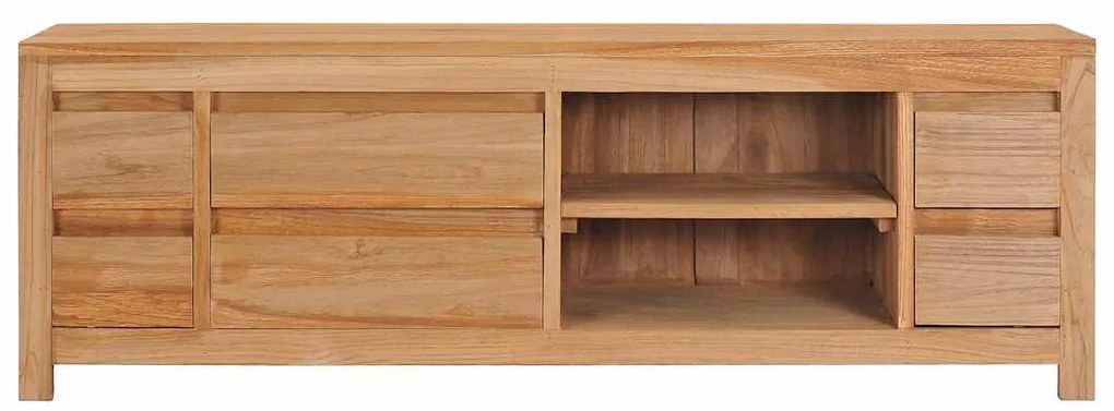vidaXL Έπιπλο Τηλεόρασης 120 x 30 x 40 εκ. από Μασίφ Ξύλο Teak