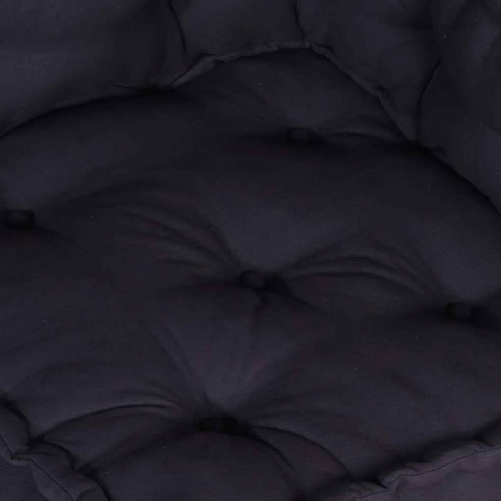 Modular Pouffe Anthracite 70x70x54 ύφασμα - Ανθρακί