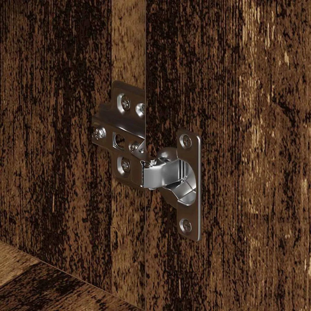 vidaXL Πλαϊνό γραφείο Παλιό ξύλο 60 x 31 x 84 εκ. Επεξεργασμένο ξύλο