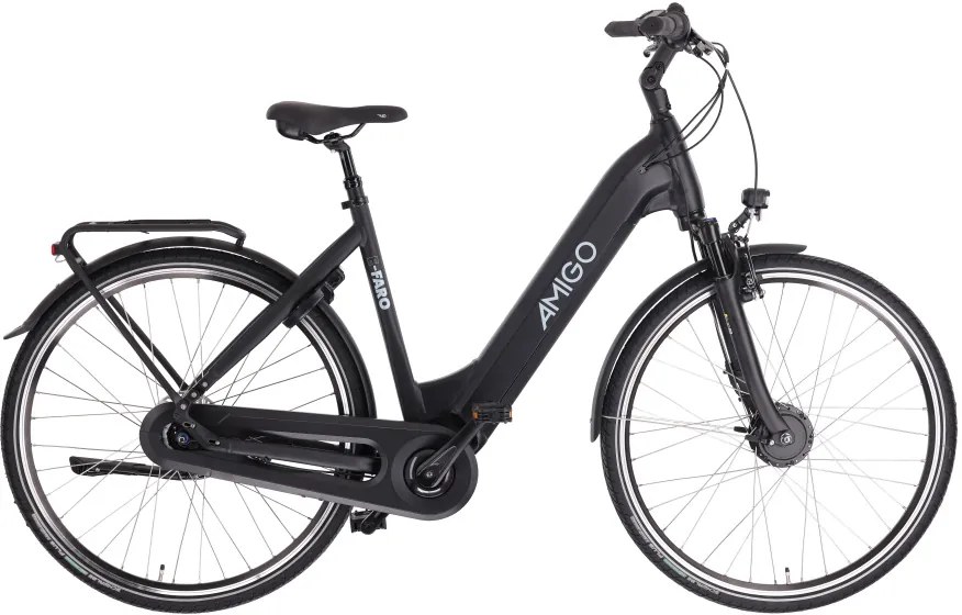 EFaro S3 28 Inch 50 cm Women 7SP Roller brakes Matte blackAMIGO