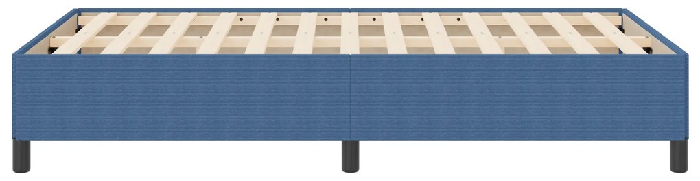 vidaXL Κρεβάτι Μπλε 120x200 εκ. από Κορδέτα