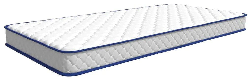 vidaXL Στρώμα με Αφρό Μνήμης Λευκό 90x190x17 εκ. μαλακό