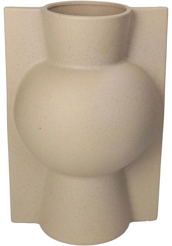 Βάζο ArteLibre Μπεζ Κεραμικό 20x18x28.5cm