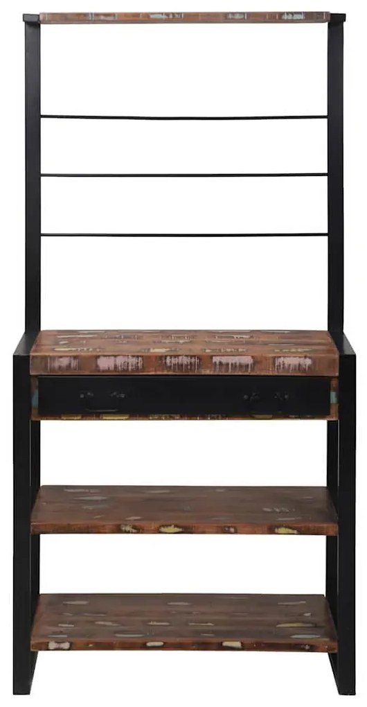 vidaXL Ράφι κουζίνας Πολύχρωμο 80 x 40 x 160 cm