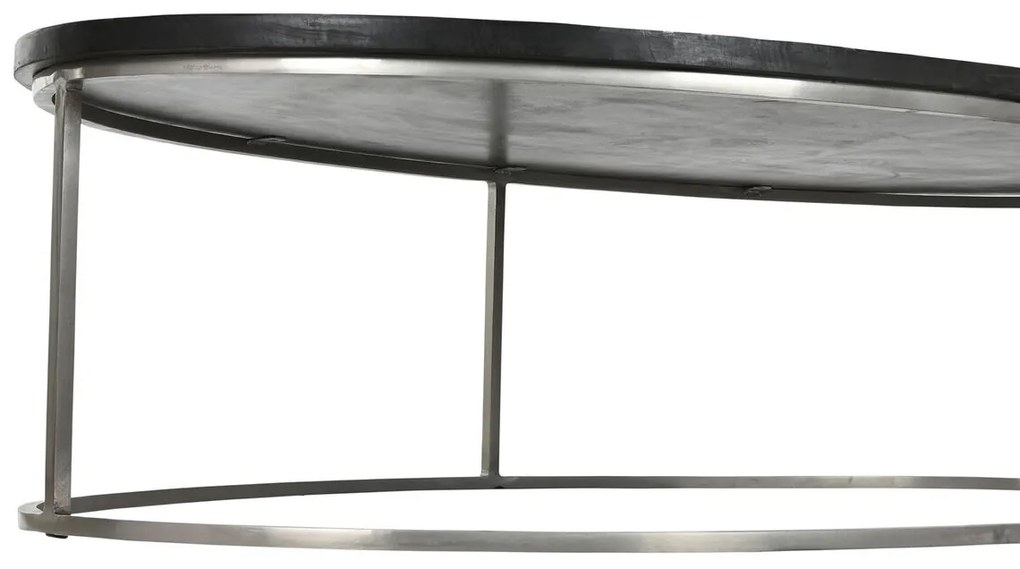 Τραπεζάκι Καφέ Home ESPRIT Μαύρο Ελεφαντόδοντο 150 x 80 x 40 cm