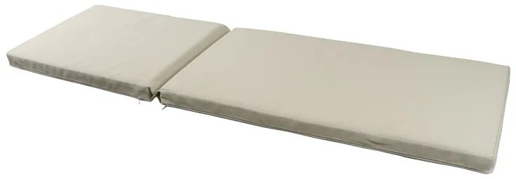 Μαξιλάρι Vertian pakoworld textilene σε μπεζ απόχρωση 194x58x7εκ - 152-000093