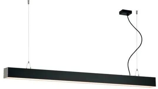 Γραμμικό Κρεμαστό Direct+Indirect L1420 3000K Μαύρο Dim. Station Ultra 3911-10142-3-B-D1 Viokef-3911-10142-3-B-D1-Μαύρο 3911-10142-3-B-D1