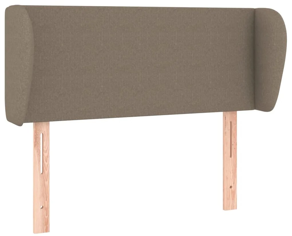 vidaXL Κεφαλάρι με Πτερύγια Taupe 83 x 23 x 78/88 εκ. Υφασμάτινο