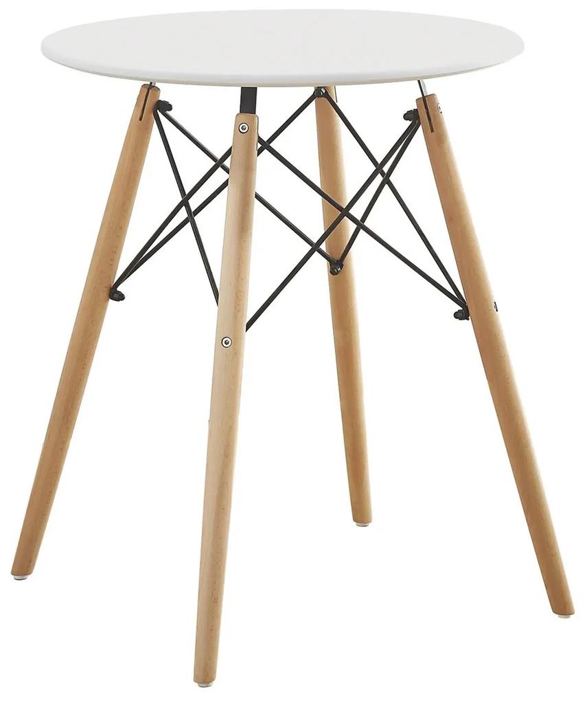 Τραπέζι RAPTOR Λευκό MDF/Ξύλο 60x60x70cm - Ξύλο - 14600020