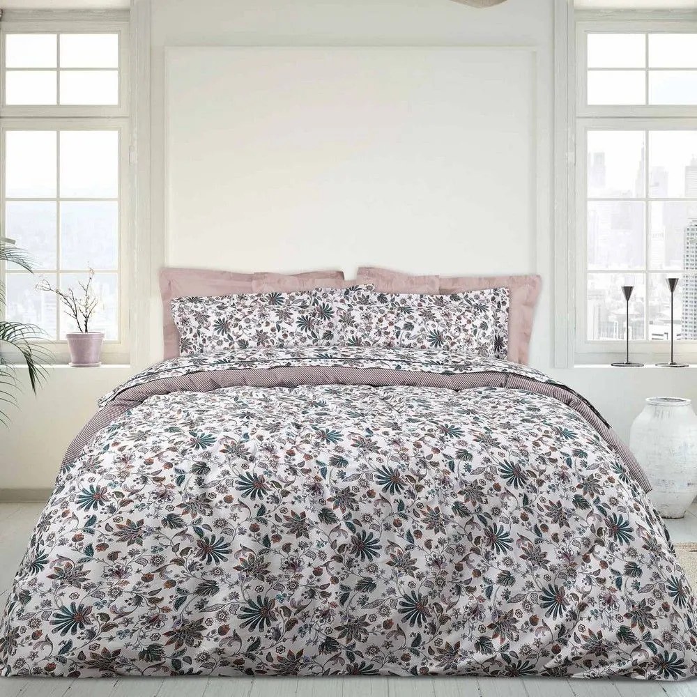 Σεντόνια Happy 9594 (Σετ 3τμχ) Multi-Brown Das Home Μονό 170x260cm 100% Βαμβάκι