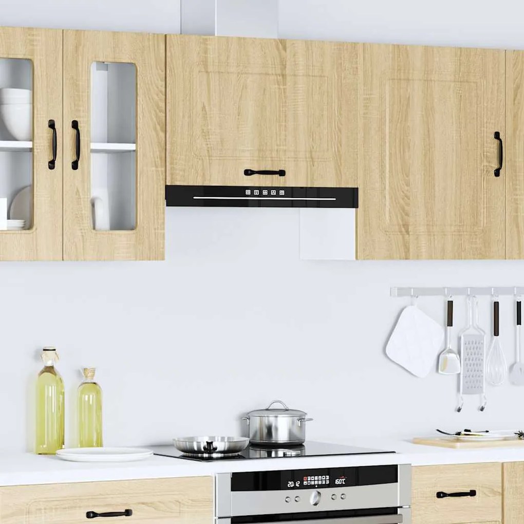 ντουλάπι τοίχου κουζίνας "Kalmar" Sonoma Oak Engineered Wood - Καφέ