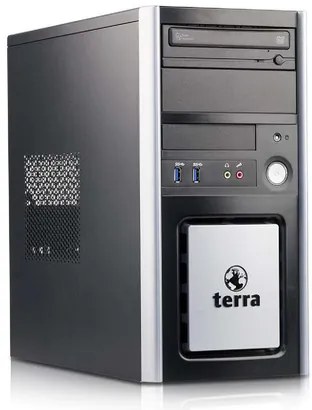 TERRA PC Tower, Refurbished Grade A Repainted, E5300, 2GB, 160GB HDD, DVD, FreeDOS