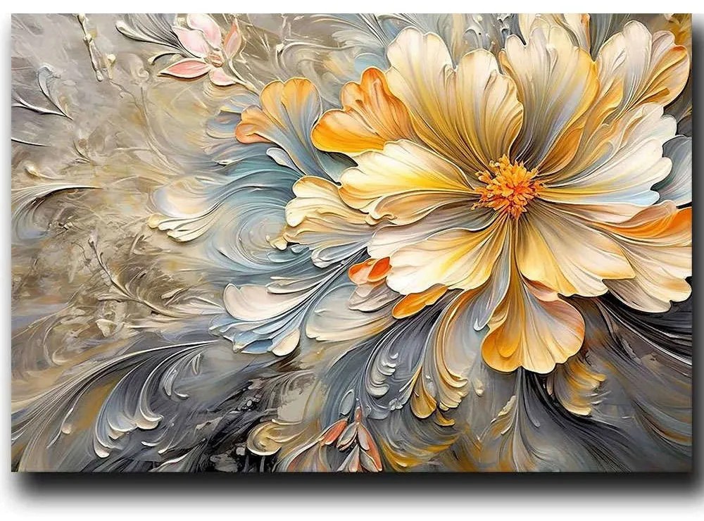 Πίνακας Καμβάς 895FNA1208 100x70cm Multi Wallity Horizontal Ξύλο, Καμβάς