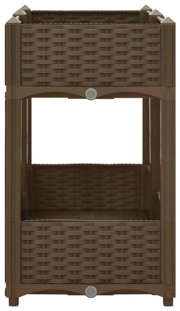 vidaXL Ζαρντινιέρα 80 x 40 x 71 εκ. από Πολυπροπυλένιο