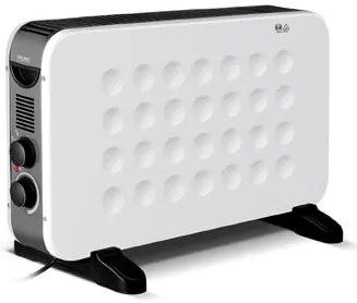 BRUNO Θερμοπομπός BRN-0206, 2000W, με θερμοστάτη και ανεμιστήρα, λευκός