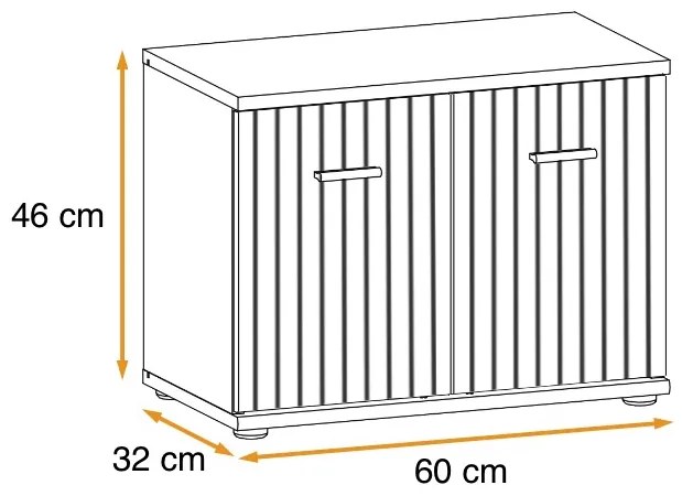 Swap XIX Σύνθεση Καφέ δρυς 280x180x40