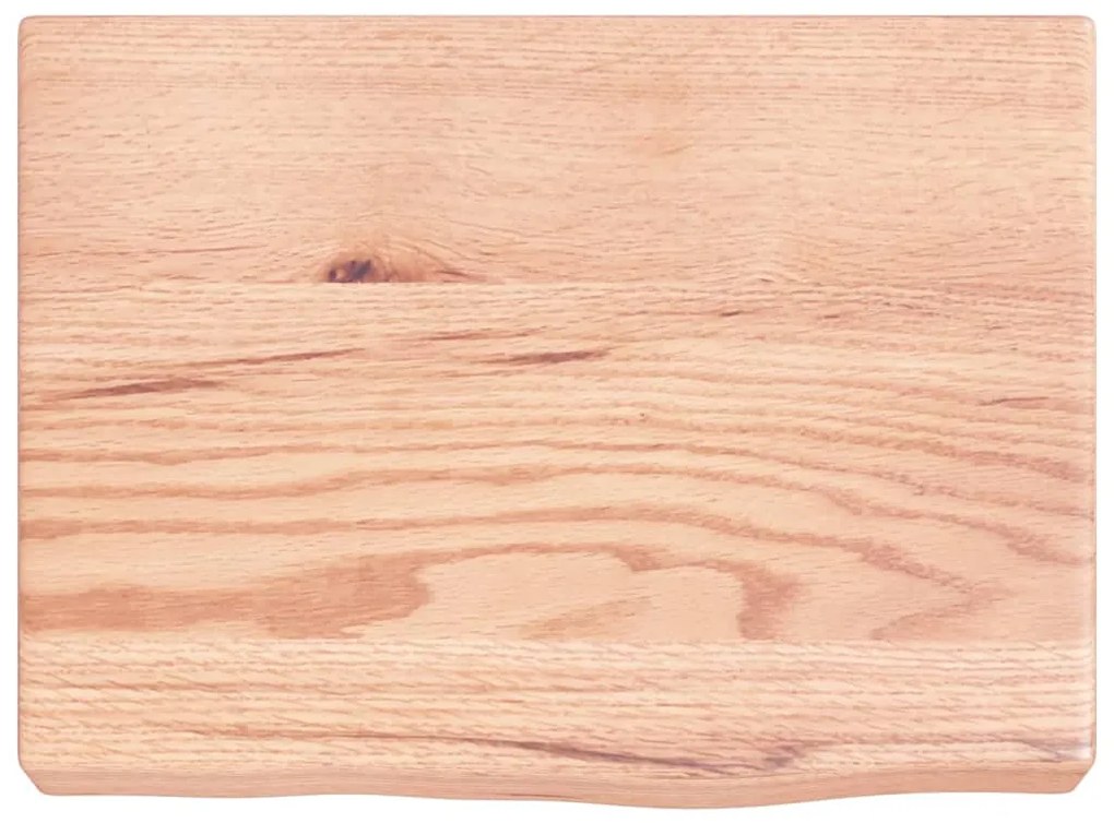 vidaXL Πάγκος Μπάνιου Αν. Καφέ 40x30x(2-6) εκ. Επεξεργ. Μασίφ Ξύλο