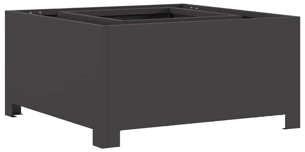 vidaXL Φωτιά Μαύρο 60 x 60 x 30 cm Κρύα έλαση από χάλυβα