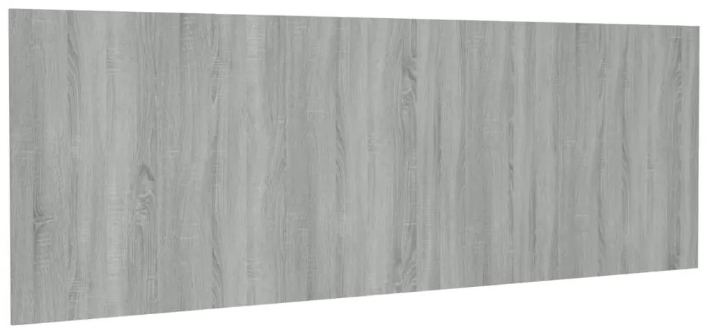 vidaXL Κεφαλάρι Κρεβατιού Γκρι Sonoma 240x1,5x80 εκ. Επεξεργ. Ξύλο