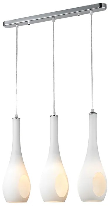 Φωτιστικό Κρεμαστο Aca DLA5203 CAVE Λευκό (White)