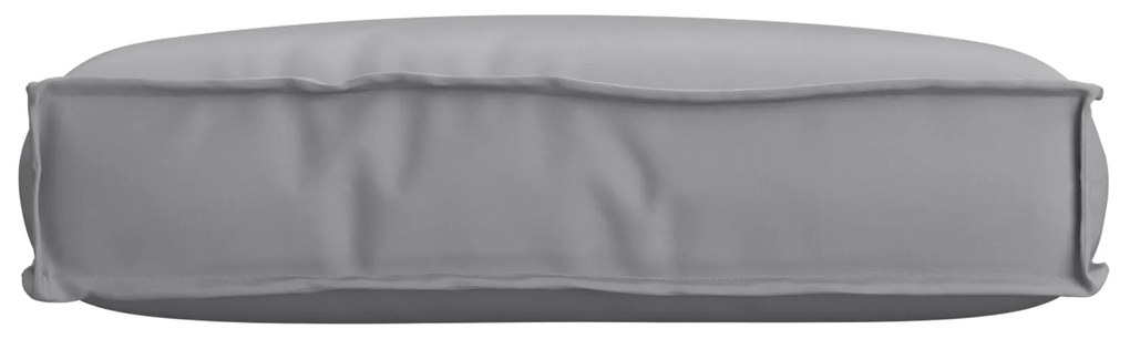 vidaXL Μαξιλάρι παλέτας για κάθισμα Γκρι 60 x 40 x 8 εκ. Ύφασμα Oxford