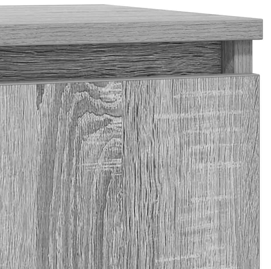 Συρταριέρα με Συρτάρια Γκρι Sonoma 71x35x84 εκ. από Επεξ. Ξύλο - Γκρι