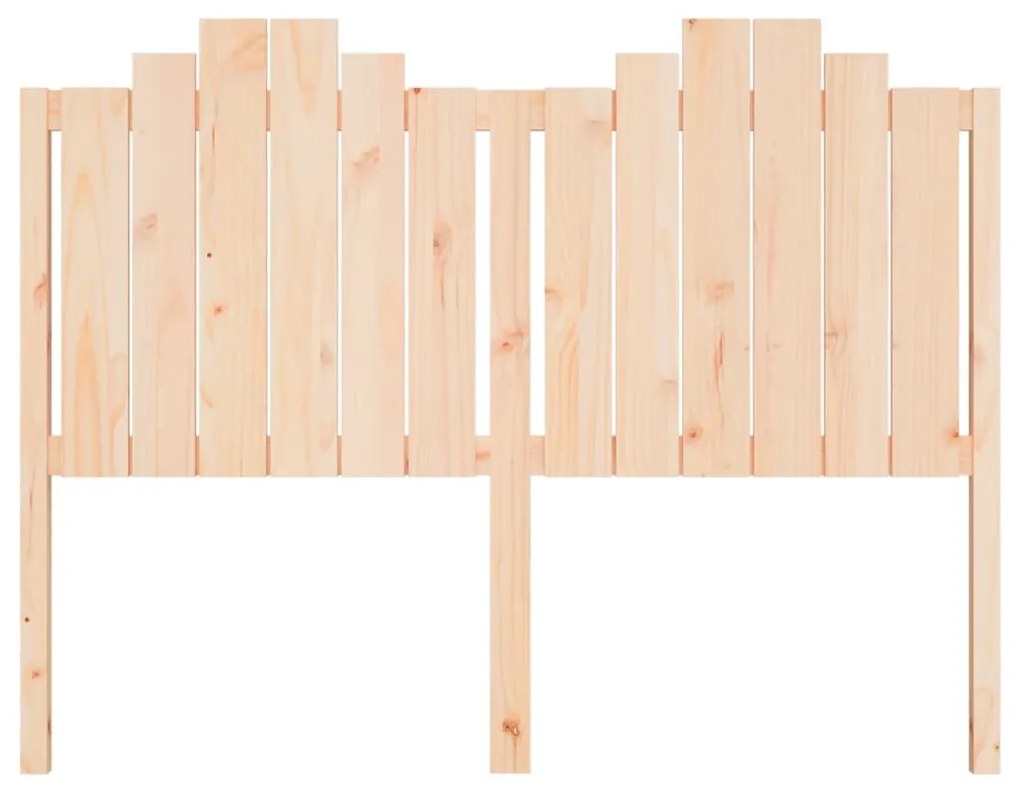 vidaXL Κεφαλάρι Κρεβατιού 141x4x110 εκ. από Μασίφ Ξύλο Πεύκου