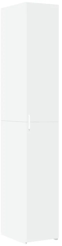 vidaXL Ντουλάπι Λευκό 30x42,5x185 εκ. από Επεξεργασμένο Ξύλο