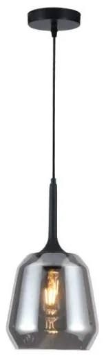 Κρεμαστό Φωτιστικό Οροφής 1xE27 Μαύρο Maeva 4312800 Viokef-4312800-Μαύρο 4312800