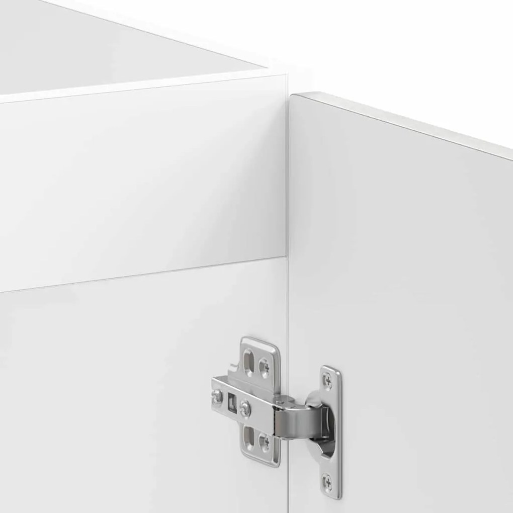 vidaXL Βάση νιπτήρα 2 pcs Γκρι 80 x 46 x 84.5 εκ. Επεξεργασμένο ξύλο
