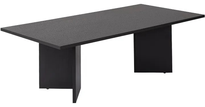 Τραπεζάκι σαλονιού Sabin Megapap χρώμα μαύρο 119x60x40εκ.