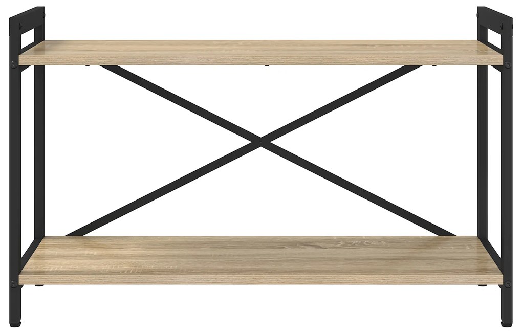 vidaXL Βιβλιοθήκη Sonoma Δρυς 80 x 30 x 48.5 εκ Επεξεργασμένο ξύλο