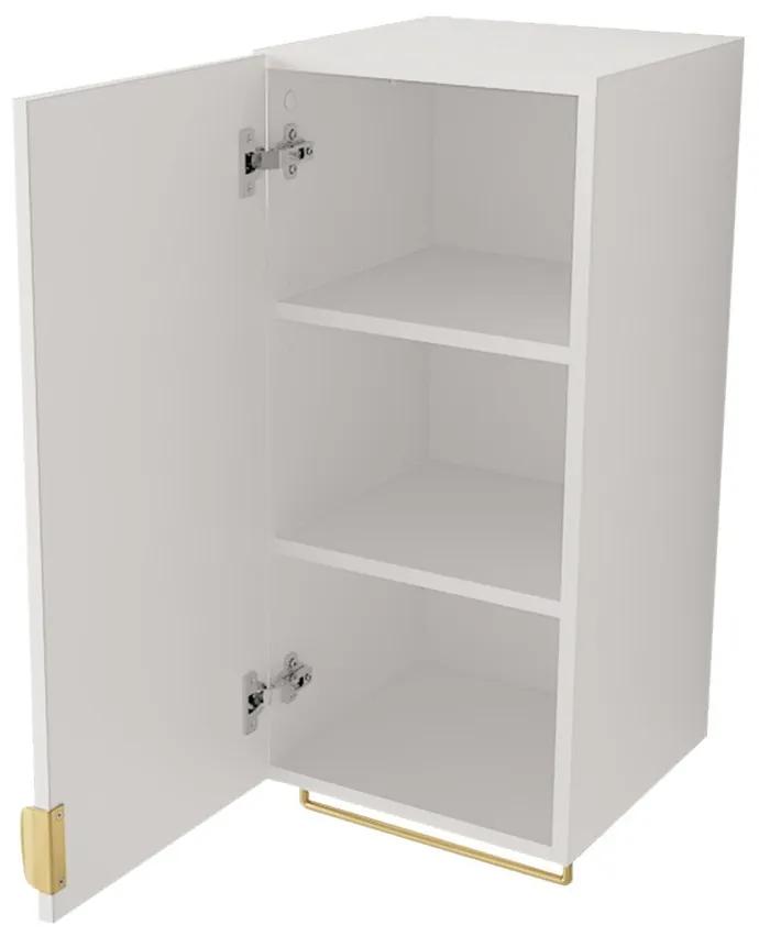 Επιτοίχιο ντουλάπι μπάνιου Merced D102, Άσπρο, Τοίχου, Ο αριθμός των θυρών: 1, 78x35x35cm, 16 kg | Epipla1.gr