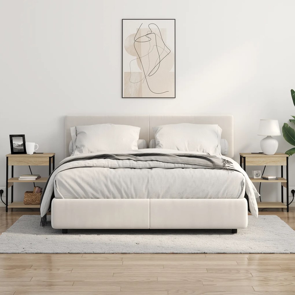 vidaXL Κομοδίνο Sonoma Δρυς 41 x 31 x 51 εκ. Επεξεργασμένο ξύλο