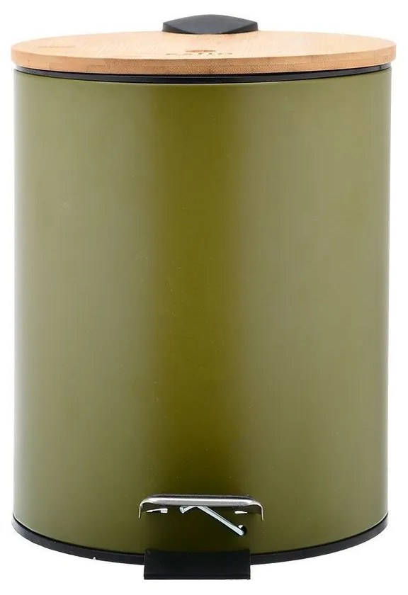 ESTIA ΧΑΡΤΟΔΟΧΕΙΟ ΜΠΑΝΙΟΥ OLIVE SERIES SOFT CLOSE 5lt ΛΑΔΙ