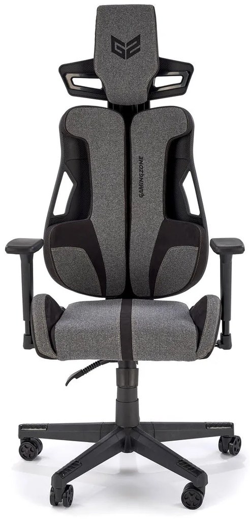 ΚΑΡΕΚΛΑ ΓΡΑΦΕΙΟΥ / GAMER SPEED ΓΚΡΙ / ΜΑΥΡΟ 66x68x130-137cm