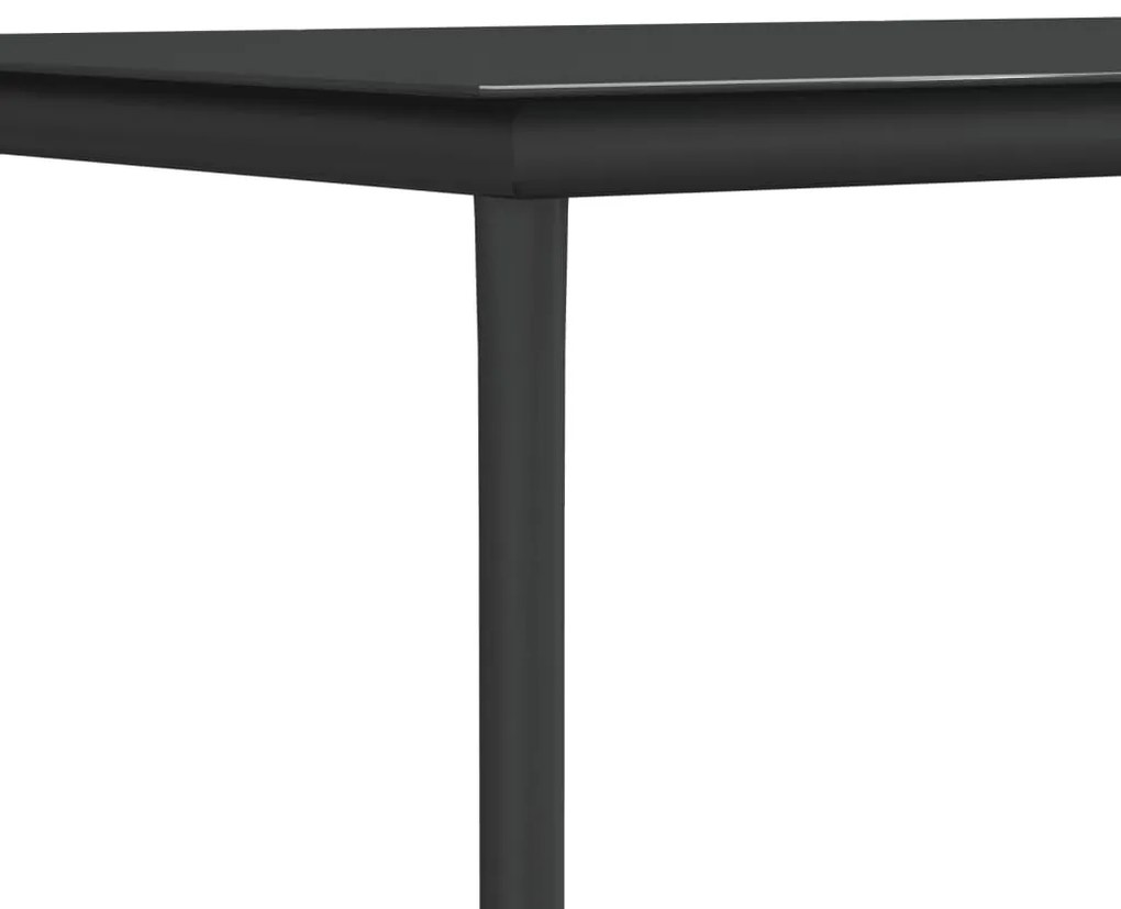 vidaXL Σετ Τραπεζαρίας Κήπου 7 τεμ. Συνθ. Ρατάν / Ατσάλι με Μαξιλάρια