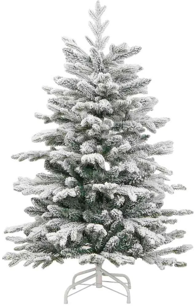 vidaXL Τεχνητό Χριστουγεννιάτικο Δέντρο με Άξονα Λευκό 150 cm