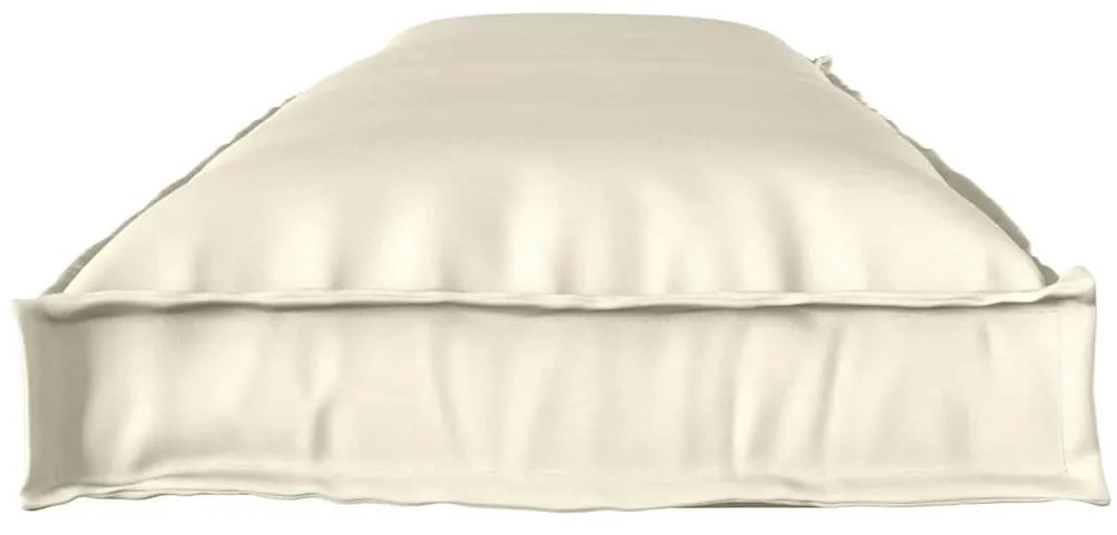 vidaXL Μαξιλάρι για Παγκάκι σε Κρεμ 150 x 40 x 8 εκ. Ύφασμα Oxford